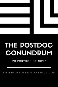 5. Postdoc conundrum